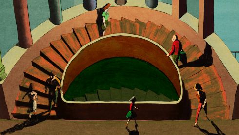 «Autour de l'escalier»