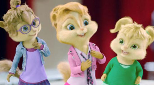 Jeanette, Brittany und Eleanor in «Alvin and the Chipmunks 2»