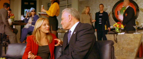 Cameron Diaz und Charlton Heston in «Any Given Sunday»