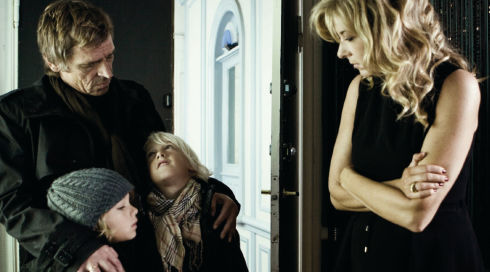 Michael Falch, Noel Koch-Søfeldt, Otto Leonardo Steen Rieks und Paprika Steen in «Applaus»