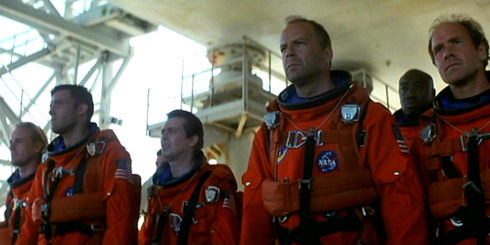 Owen Wilson, Ben Affleck, Steve Buscemi, Bruce Willis, Michael Clarke Duncan und Will Patton in «Armageddon»
