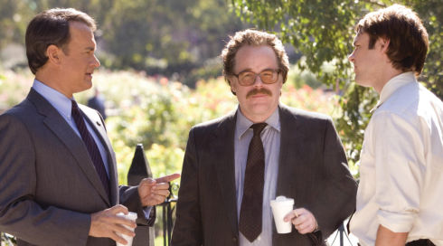 Tom Hanks, Philip Seymour Hoffman und Christopher Denham in «Charlie Wilsons War»