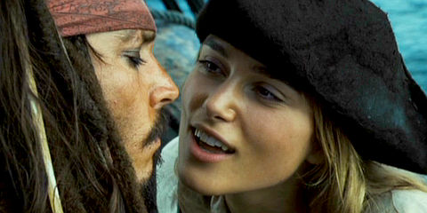 Johnny Depp und Keira Knightley in «Pirates of the Caribbean: Dead Man's Chest»