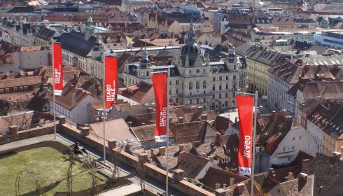 Graz vom Schlossberg aus