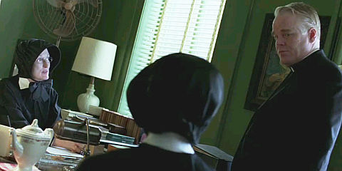 Meryl Streep, Amy Adams und Philip Seymour Hoffman in «Doubt»