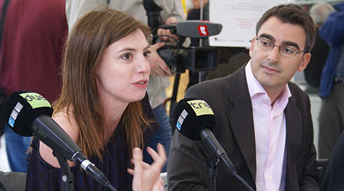 Natacha Koutchoumov und Christian Jungen
