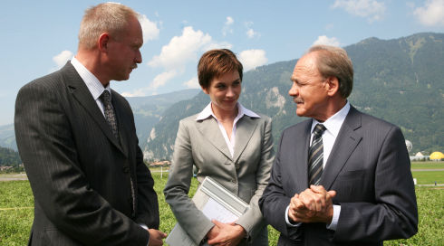 Ulrich Tukur, Christiane Paul und Bruno Ganz in «Der grosse Kater»