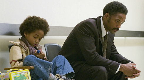 Jaden Smith und Will Smith in «The Pursuit of Happyness»