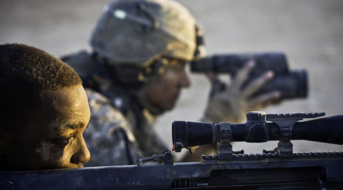 Anthony Mackie und Jeremy Renner in «The Hurt Locker»