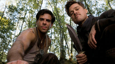 Eli Roth und Brad Pitt in «Inglourious Basterds»
