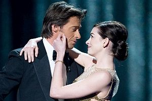 Hugh Jackman und Anne Hathaway