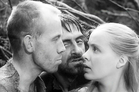 Axel Düberg, Tor Isedal und Birgitta Pettersson in «Jungfrukällan»