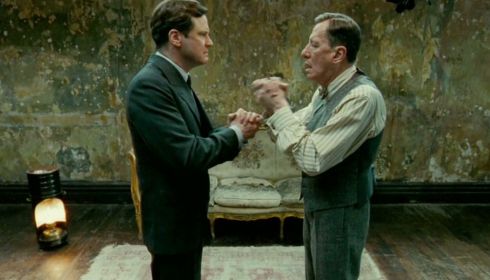Colin Firth und Geoffrey Rush in «The King's Speech»