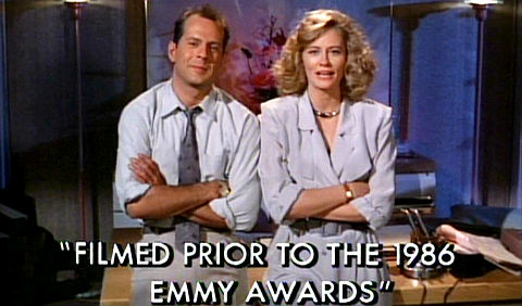 Bruce Willis und Cybill Shepherd in «Moonlighting»