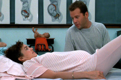Brooke Adams und Bruce Willis in «Moonlighting»