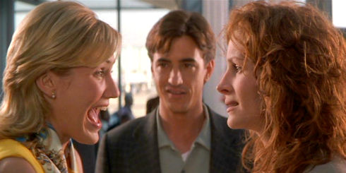Cameron Diaz, Dermot Mulroney und Julia Roberts in «My Best Friend's Wedding»