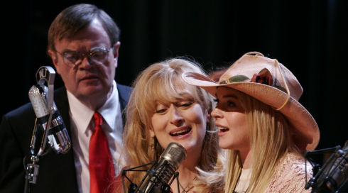 Garrison Keillor, Meryl Streep und Lindsay Lohan in «A Prairie Home Companion»