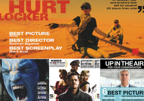 «The Hurt Locker» gegen «Avatar», «Inglourious Basterds» und «Up in the Air»
