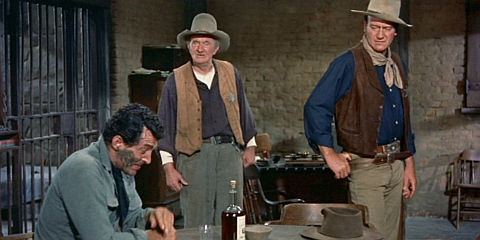 Dean Martin, Walter Brennan und John Wayne in «Rio Bravo»