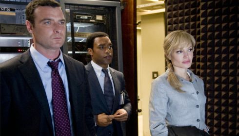 Liev Schreiber, Chiwetel Ejiofor und Angelina Jolie in «Salt»