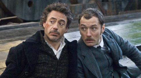 Robert Downey Jr. und Jude Law in «Sherlock Holmes»