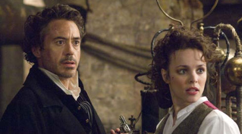 Robert Downey Jr. und Rachel McAdams in «Sherlock Holmes»