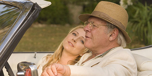 Lisa Pepper und Anthony Hopkins in «Slipstream»
