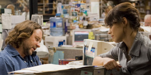 Russell Crowe und Rachel McAdams in «State of Play»