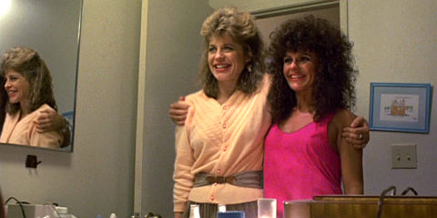 Linda Hamilton und Bess Motta in «The Terminator»
