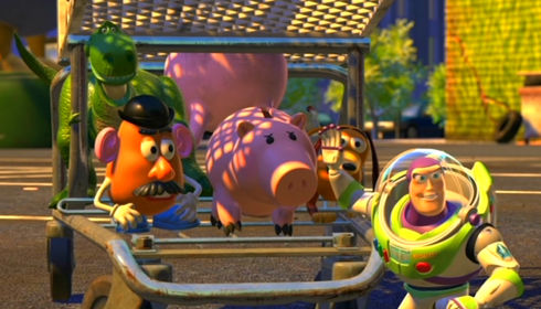 Rex, Mr. Potato Head, Hamm, Slinky Dog und Buzz Lightyear in «Toy Story 2»