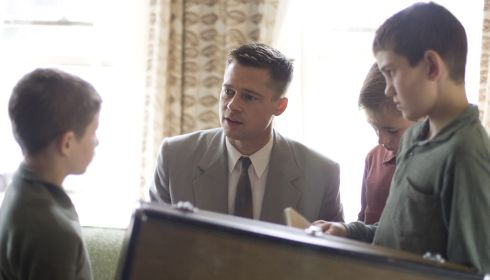 Laramie Eppler, Brad Pitt, Tye Sheridan und Hunter McCracken in «The Tree of Life»