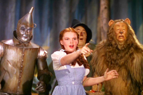 Jack Haley, Judy Garland, Ray Bolger und Bert Lahr in «The Wizard of Oz»