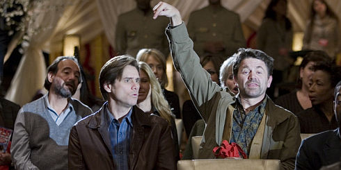 Jim Carrey und John Michael Higgins in «Yes Man»